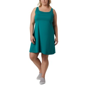 Dámské Šaty Columbia PFG Freezer III Plus Size Světle Zelene TQUGMN423